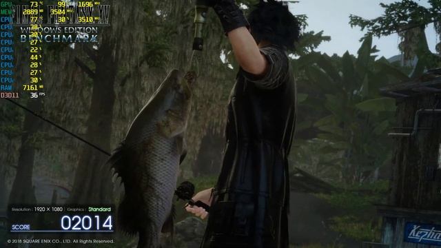 Final Fantasy XV Benchmark - Dell 7567 - 7700HQ - 1050Ti смотреть онлайн