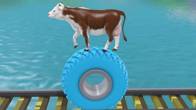 5 Giant Duck, Monkey, Piglet, chicken, deer, cat, cow, Sheep, Transfiguration funny animal 2023 смотреть онлайн