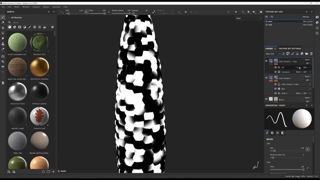 Texturing and Rendering Tutorial - Rainbow Corn Adobe Substance 3D Painter, Stager, & Photoshop смотреть онлайн