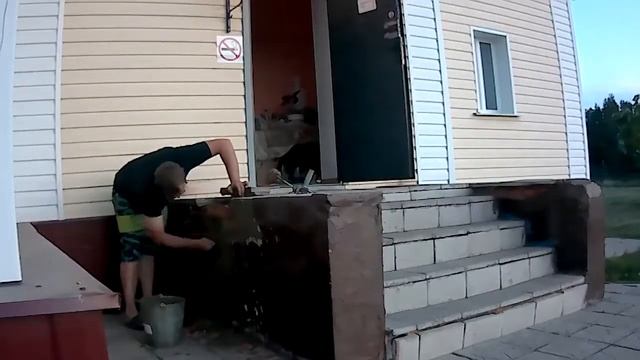 Косметический ремонт крыльца часть первая. смотреть онлайн