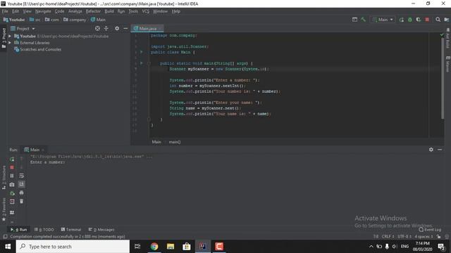 Java tutorials for beginners: Getting user inputs смотреть онлайн