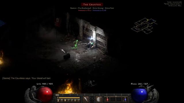 Is it worth farming The Countess in D2R? I tried 50 runs!! смотреть онлайн