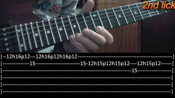 Walk Guitar Solo Lesson - Pantera(with tabs)