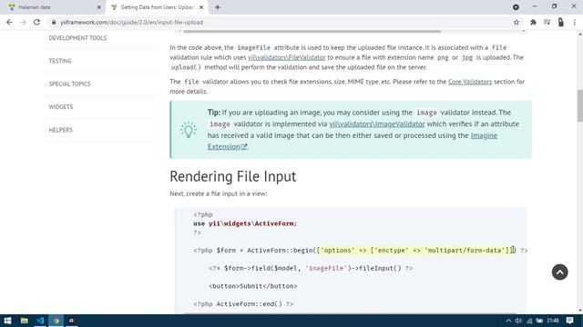 Yii2 framework indonesia - upload file смотреть онлайн