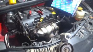 OPEL 1.4 ЗАМЕНА ПОМПЫ И натяжного РОЛИКА