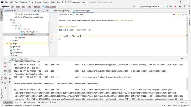 How to disable Spring Security. I don't want to enter credential each time while developing my App смотреть онлайн