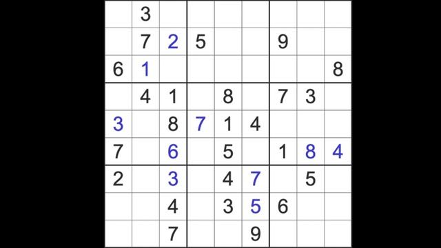 Sudoku solution – New York Times sudoku 25 May 2023 Hard level смотреть онлайн