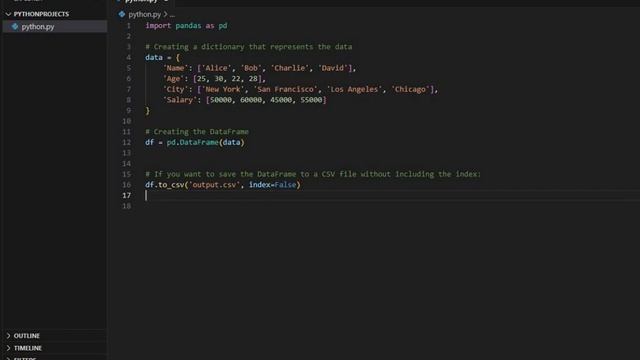 Python Dataframe to CSV - Generate CSV File - Python Tutorial смотреть онлайн