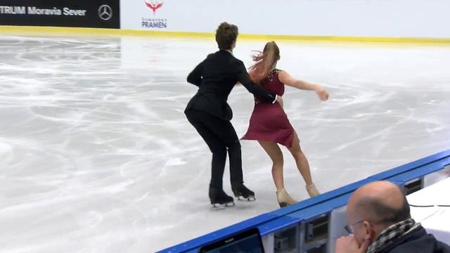 Golubtsova Maria / Belobrov Kirill (UKR) | Ice Dance Rhythm Dance | Ostrava 2018 смотреть онлайн