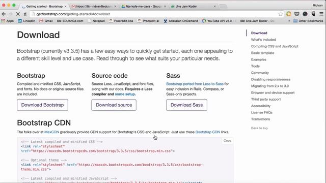 Website me Bootstrap смотреть онлайн