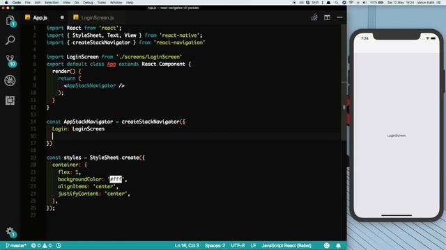 #1 React Navigation 2.0 | Stack Navigator | React Native смотреть онлайн