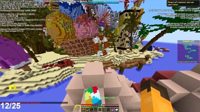 Cubecraft Beach Ball Hunt Location - Java 2020 + Coordinates смотреть онлайн
