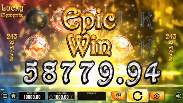 Slot Lucky Elements - Epic Win