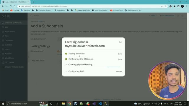 How To Create Subdomain In Plesk Panel | How to get SSL Certificate | Web Tech смотреть онлайн