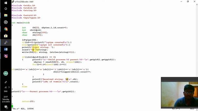 INTERPROCESS COMMUNICATION USING PIPES смотреть онлайн