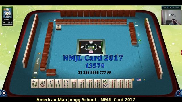 2.3 American Mah jongg School - Playing School Games against bots 4 wins one wall game - Part 3 смотреть онлайн