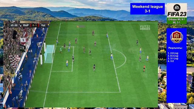 FIFA 23. Valencia. Здесь играет биток, но не слышно басок. #weekendleague