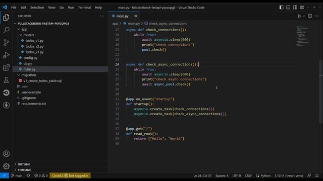 FastAPI Psycopg3 Tutorial