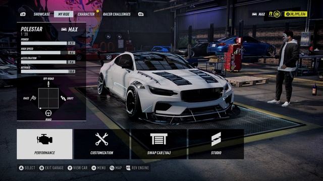 Rebuilding a VOLVO POLESTAR - NFS HEAT - LOGITECH G29 Gameplay смотреть онлайн