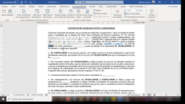 Imprimir contratos de forma masiva usando Base de Datos de Excel смотреть онлайн