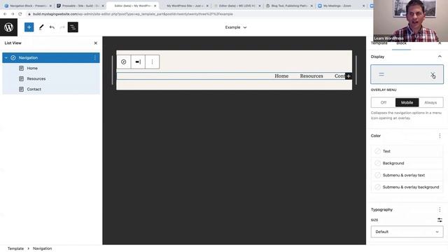 Using the Navigation Block смотреть онлайн