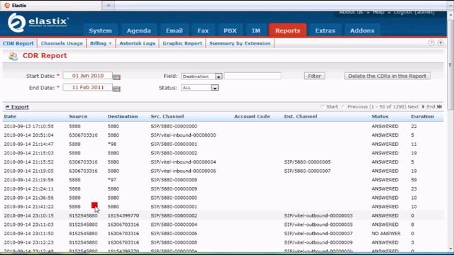Asterisk and Elastix call reporting смотреть онлайн