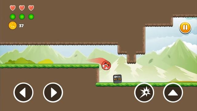 Buble Ball - Red Ball - Bounce Ball Hero - Android Gameplay #4 смотреть онлайн