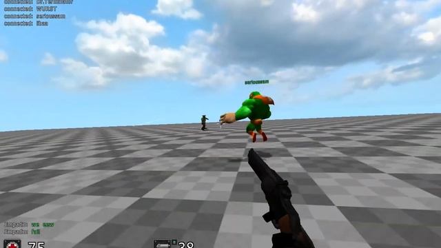 Sauerbraten Cube 2 Coop Edit Gameplay смотреть онлайн