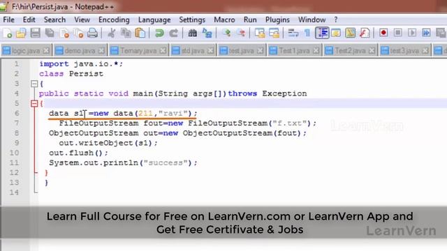 What is Serialization and Deserialization in Java? | LearnVern смотреть онлайн