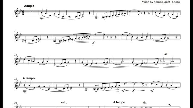 Saint - Saens -  The Swan (Le Cygne) - Sergei Nakariakov Trumpet Bb