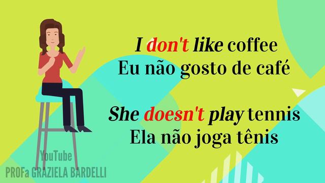 Simple Present Tense (explicação em Português) смотреть онлайн