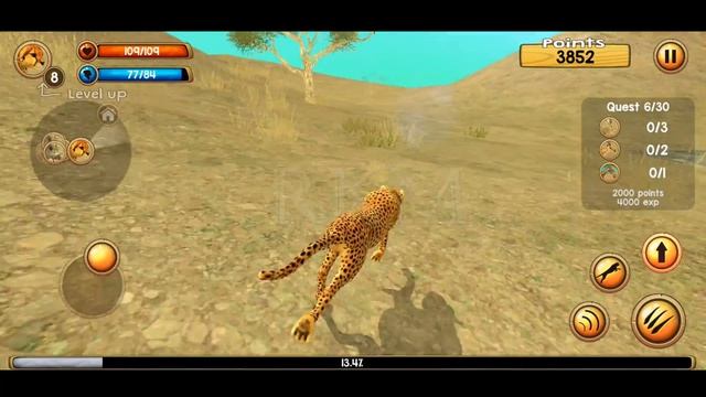 Animal Games | Wild Cheetah Simulator Games | Wild Animals Game | Cheetah Vs Deer | RKM Gaming