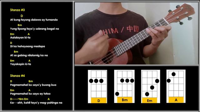 KG - Kay Ganda by Nik Makino UKULELE TUTORIAL (4 CHORDS ONLY!!) смотреть онлайн