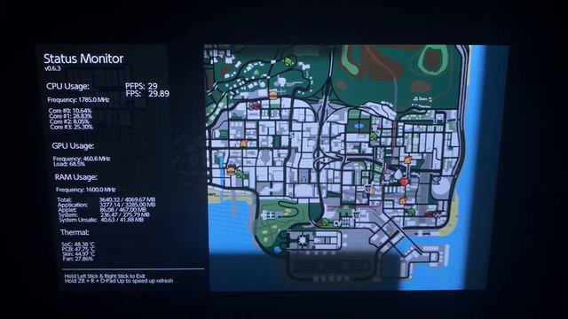 GTA: SA Definitive Edition 1.0.5 Nintendo Switch FPS Test / Stock Vs Overclocked