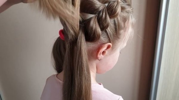 КОСЫ НА РЕЗИНКАХ/ ФРАНЦУЗСКАЯ КОСА/ АЖУРНЫЕ КОСИЧКИ