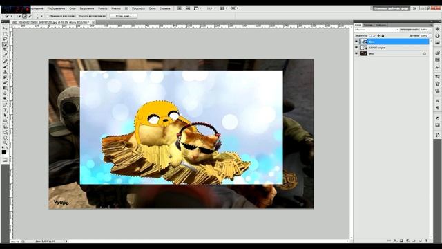 Как накладывать фото на фото в ФОТОШОП? смотреть онлайн