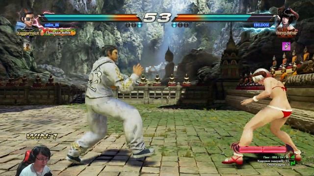Tekken 7. Продолжаем нубить на Хво #72. Ранговая игра. Сет против неплохого игрока на Элизе. смотреть онлайн