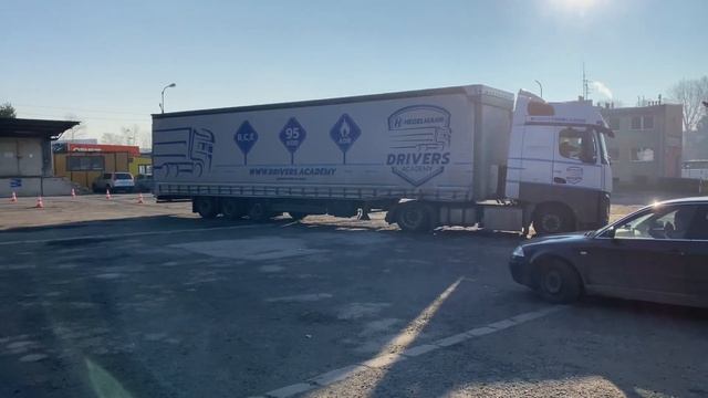 Новый учебный полигон компании Hegelmann. Новое общежитие 2021. Обучение вождению КОД-95. KOD-95