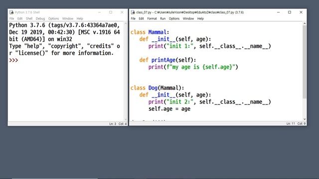 [PYTHON-211] base class의 __init__ 호출해서 argument로 정보 전달하기 смотреть онлайн