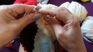 Интарсия спицами.Правила вязания.