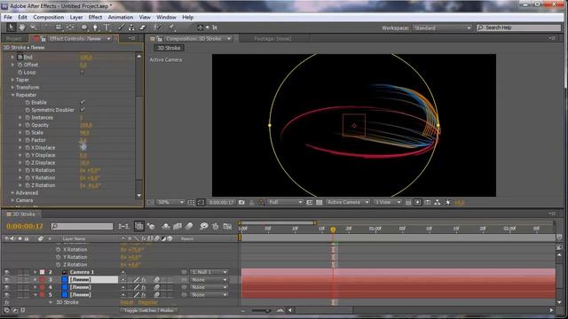 3D Stroke в After Effects HD, Adobe After Effects секреты смотреть онлайн