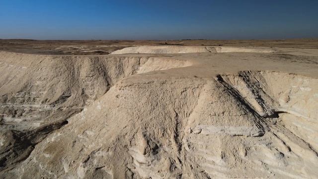 Красивейшее место в пустыне Негев на юге Израиля - белые пески Ницаны. DJI mavic air 2 смотреть онлайн