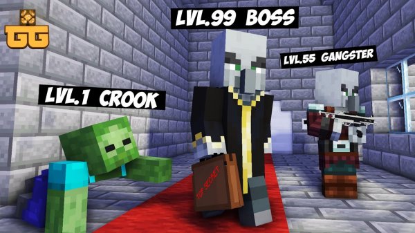 Школа монстров - Crook VS Boss. Майнкрафт анимация