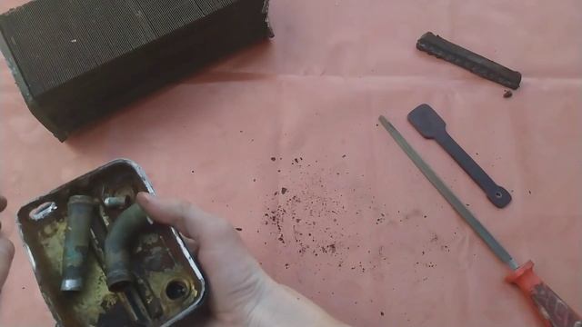 РАЗБОР РАДИАТОРА. Сколько латуни в радиаторе...? смотреть онлайн