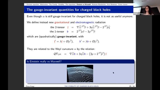 Elena Giorgi | The stability of charged black holes смотреть онлайн