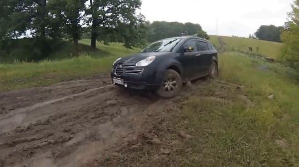 subaru tribeca offroad часть 2