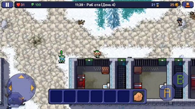 как сбежать с тюрмы Santa's Sweatshop в The Escapists 1 смотреть онлайн