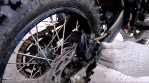 Прокачка тормоза. На IRBIS TTR 125