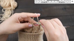 Шапка узором по мотивам Loro Piana спицами 🌟 Knitted hat tutorial