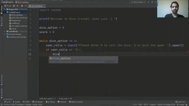 Dice Cricket | Coding Projects in Python | For Beginners | ಕನ್ನಡದಲ್ಲಿ ಪೈಥಾನ್ ಕಲಿಯಿರಿ | In Kannada смотреть онлайн